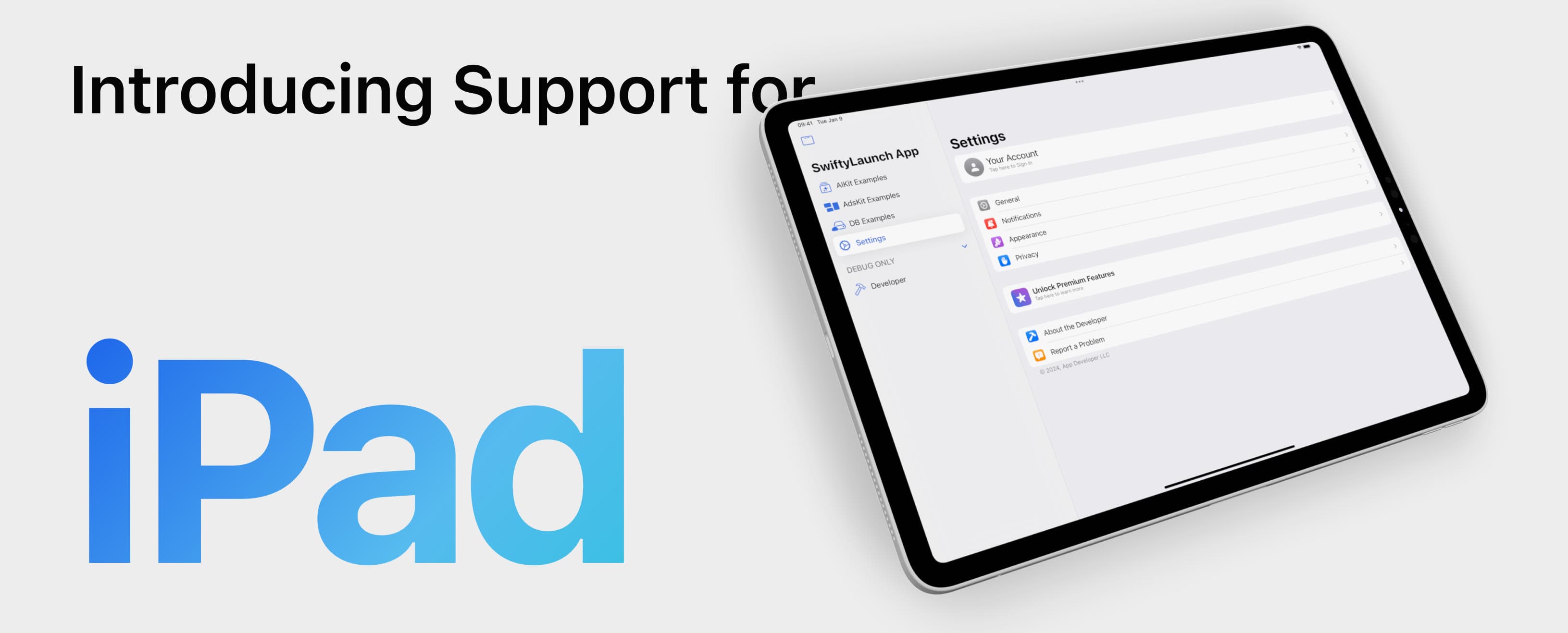 iPad Support