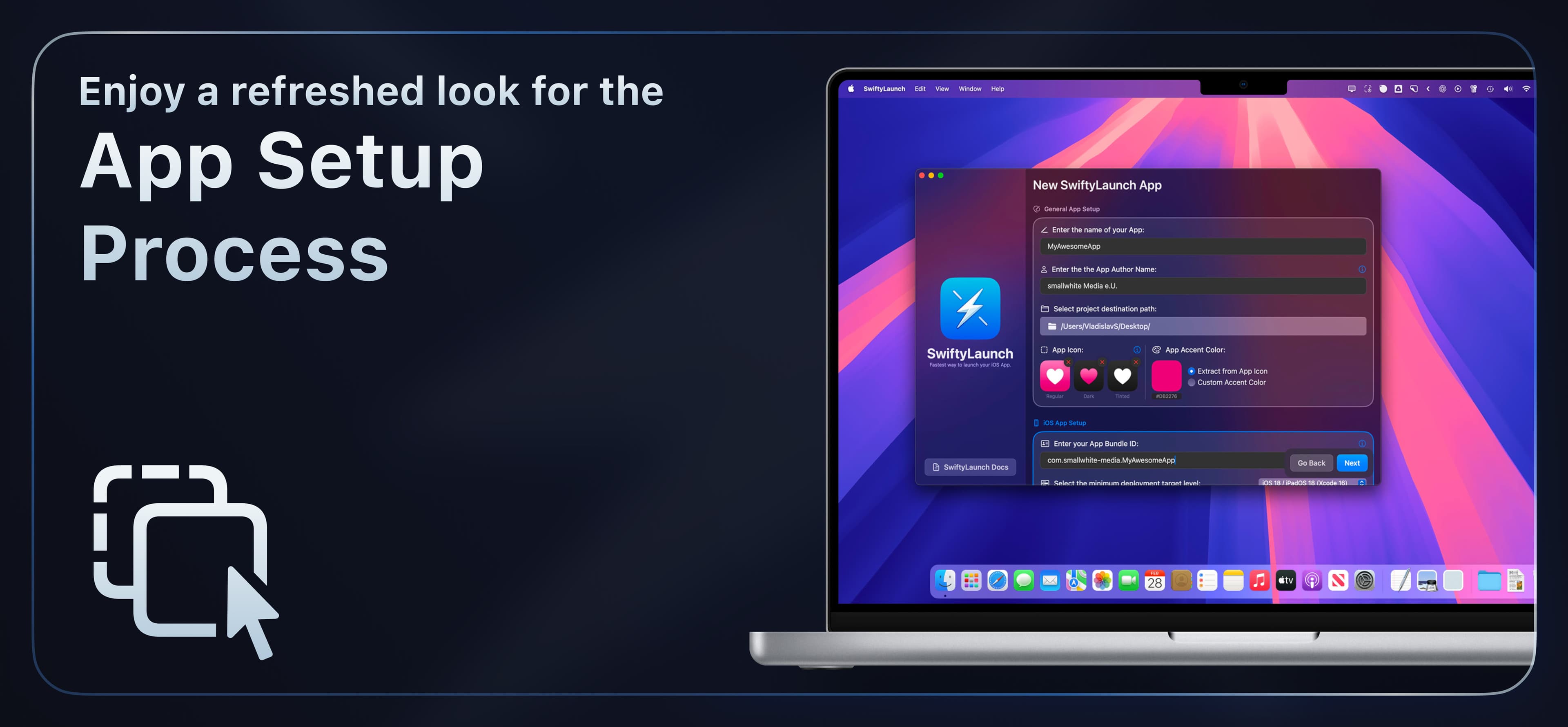 Redesigned Setup Process